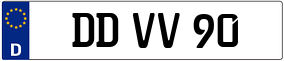 Truck License Plate